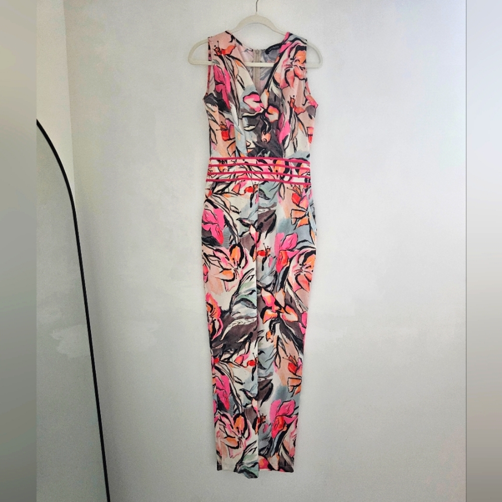 Lu & Bella Explosion One-Piece Colorful Lightweight Tank V Jumpsuit